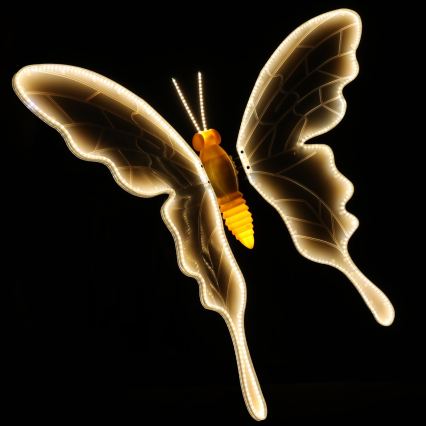 Aigostar - LED kültéri dekoráció 558xLED 90 cm IP44 pillangó/meleg fehér