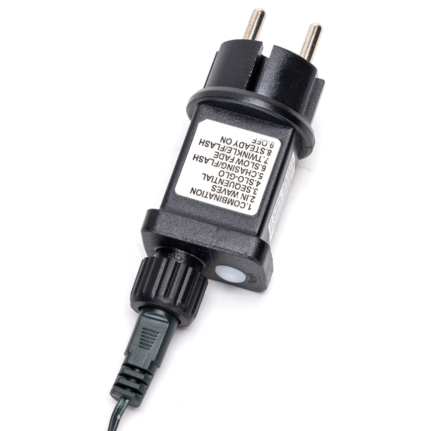 Aigostar - LED kültéri dekorációs füzér 20xLED/13m IP44 hideg fehér