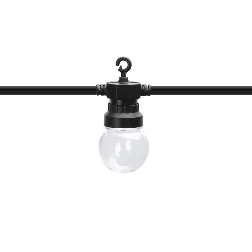 Aigostar - LED Kültéri dekoratív lánc 10xLED/8m IP44 meleg fehér