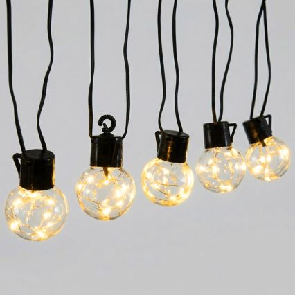 Aigostar - LED kültéri dekorációs fényfüzér 80xLED/8 funkció 5 m IP44 meleg fehér