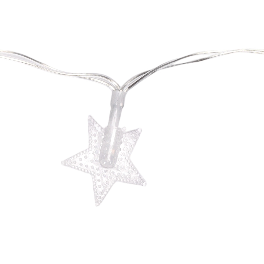 Aigostar - LED kültéri fényfüzér 100xLED/8 világítási mód 3xAA 10 m IP44 hideg fehér