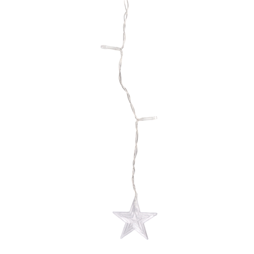 Aigostar - LED kültéri fényfüzér 168xLED/8 funkció 3x1,5m IP44 meleg fehér csillagok