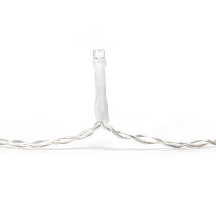 Aigostar - LED kültéri fényfüzér 300xLED/8 funkciós 15x0,4 m IP44 hideg fehér