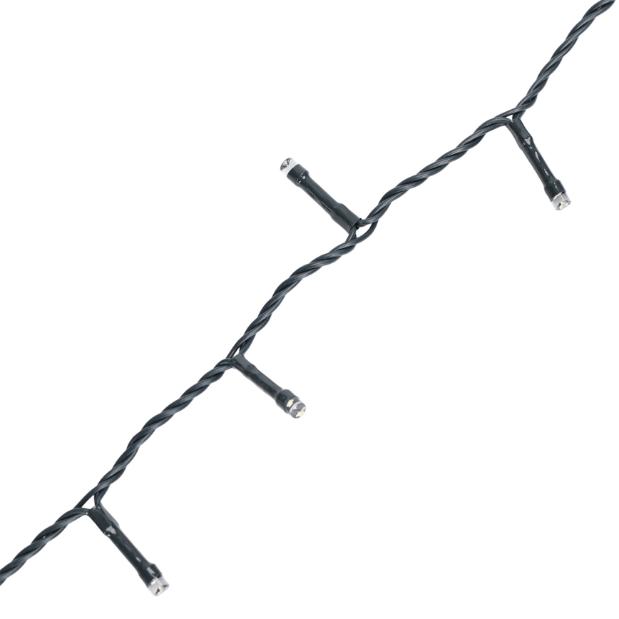 Aigostar - LED kültéri fényfüzér 500xLED/8 üzemmód 4xAA 25,3 m IP44 meleg fehér