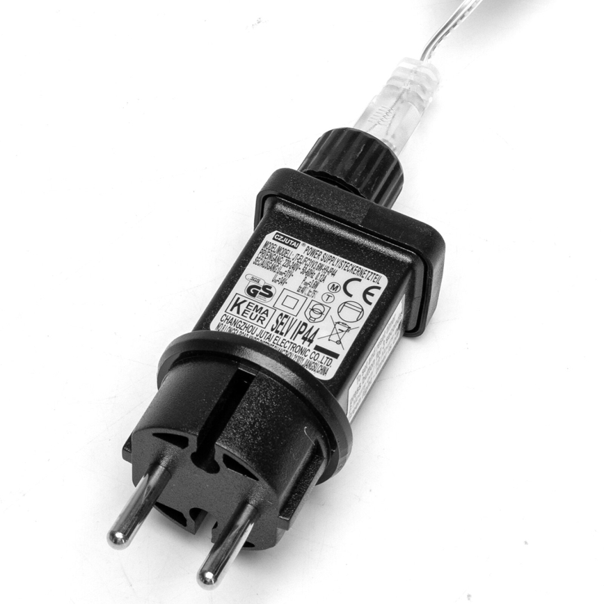 Aigostar - LED kültéri fényfüzér 50×LED / 8 funkció, 8 m, IP44, meleg fehér