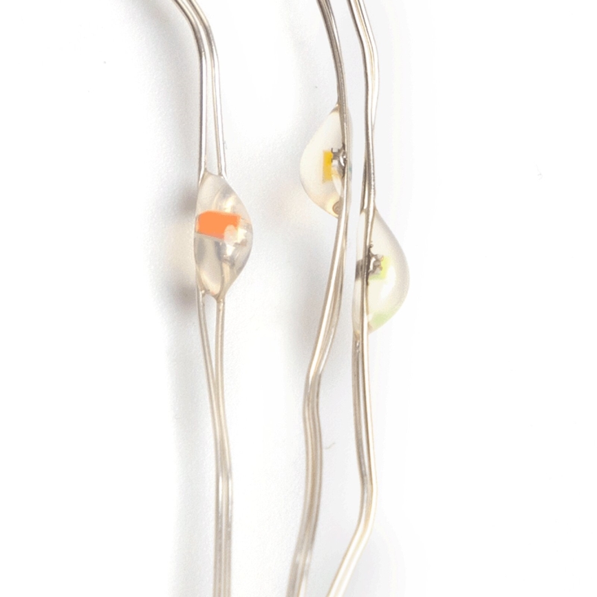 Aigostar - LED kültéri fényfüzér, 100 LED / 8 üzemmód / 3×AA / 10,3 m / IP44 / többszínű