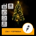 Aigostar - LED kültéri karácsonyfa LED/3,6W/230V 60 cm IP44 meleg fehér