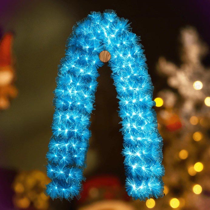 Aigostar - LED kültéri karácsonyi dekoráció 112xLED/3,6W/230V 2m IP44 kék
