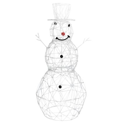 Aigostar - LED kültéri karácsonyi dekoráció 3,6W/31/230V 6500K 120cm IP44 hóember