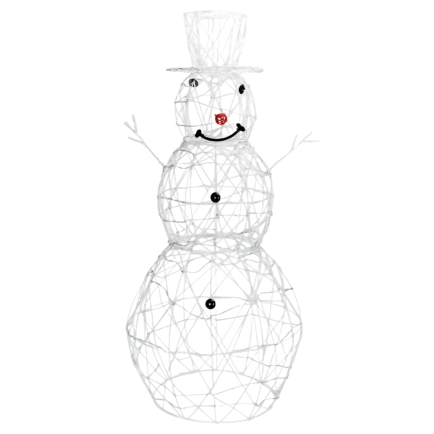 Aigostar - LED kültéri karácsonyi dekoráció 3,6W/31/230V 6500K 120cm IP44 hóember