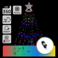 Aigostar - LED kültéri karácsonyi dekoráció 350xLED 3,5m IP44 többszínű
