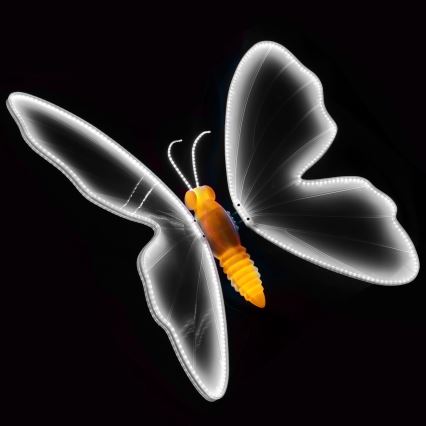 Aigostar - LED Kültéri dekoráció 468xLED/18W/230V 75 cm IP44 pillangó/hideg fehér