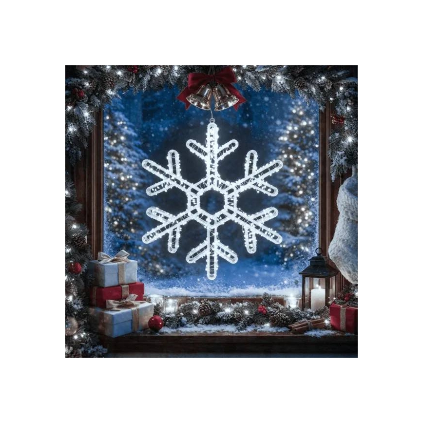 Aigostar - LED kültéri karácsonyi dekoráció 540xLED/6W/230V IP44 hideg fehér 45 cm-es hópehely