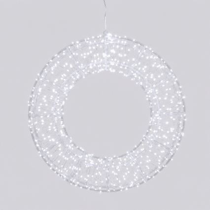 Aigostar - LED kültéri karácsonyi dísz 540xLED/6W/230V IP44 hideg fehér 45cm kör