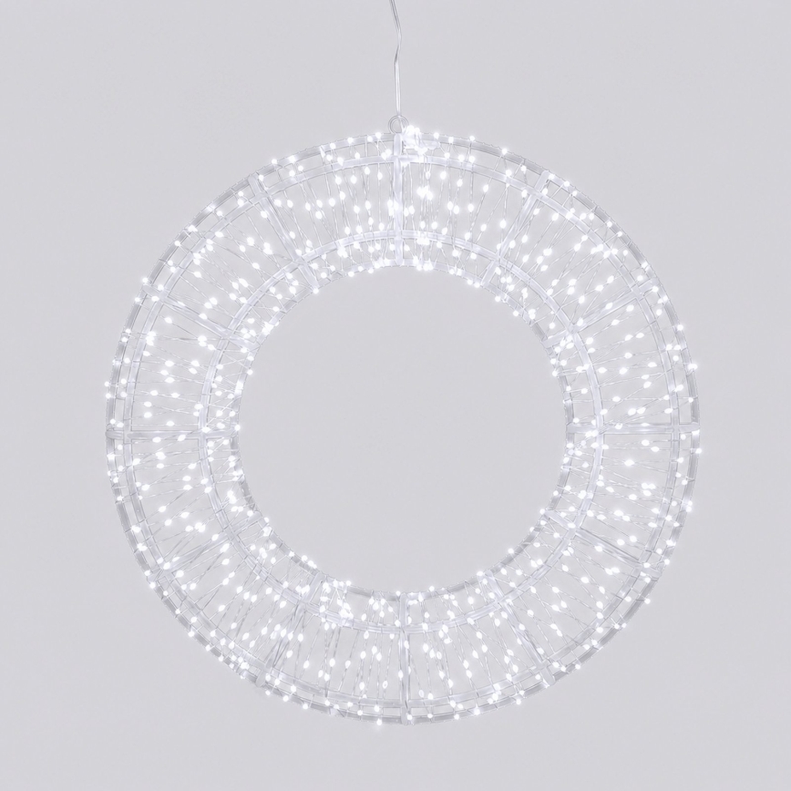 Aigostar - LED kültéri karácsonyi dísz 540xLED/6W/230V IP44 hideg fehér 45cm kör