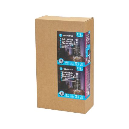 Aigostar - LED kültéri karácsonyi dekoráció LED/3,6W/230V 150 cm IP44 hideg fehér