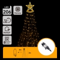 Aigostar - LED kültéri karácsonyi dekoráció LED/3,6W/230V 2m IP44 meleg fehér