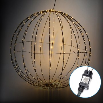 Aigostar - LED kültéri karácsonyi dekoráció LED/3,6W/230V 30 cm átmérőjű gömb IP44 meleg fehér