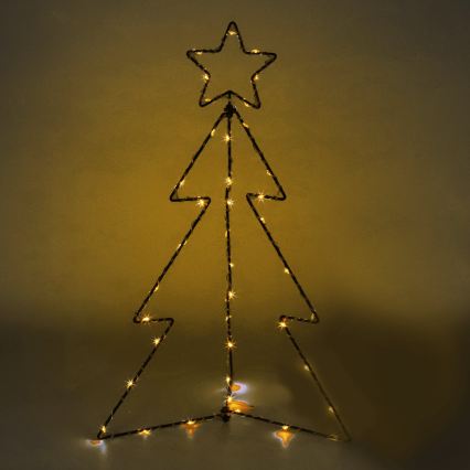 Aigostar - LED kültéri karácsonyi dekoráció LED/3,6W/230V 40 cm IP44 meleg fehér