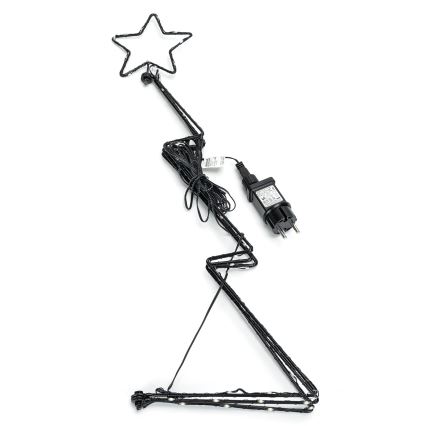 Aigostar - LED kültéri karácsonyi dekoráció LED/3,6W/230V 60 cm IP44 hideg fehér