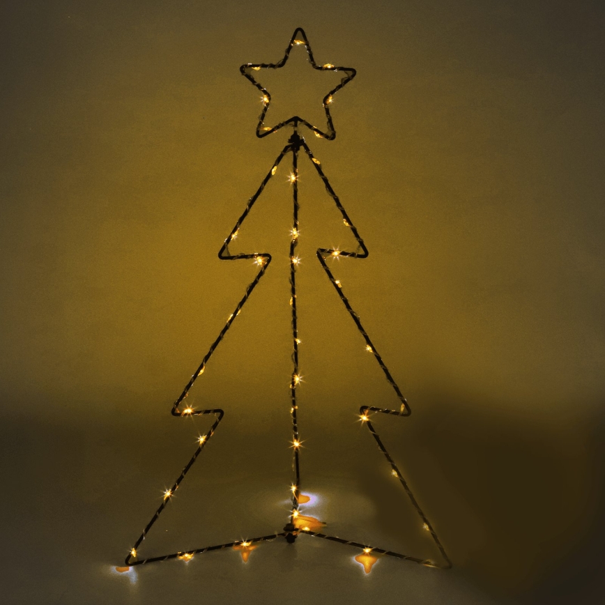 Aigostar - LED kültéri karácsonyi dekoráció LED/3,6W/230V 60 cm IP44 meleg fehér