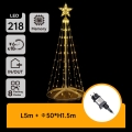 Aigostar - LED kültéri karácsonyi dekoráció LED/3,6W/31/230V 2700K 150 cm IP44