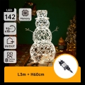 Aigostar - LED kültéri karácsonyi dekoráció LED/3,6W/31/230V 2700K 60 cm IP44 hóember