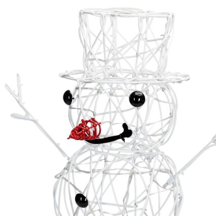 Aigostar - LED kültéri karácsonyi dekoráció LED/3,6W/31/230V 2700K 60 cm IP44 hóember