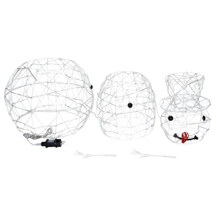 Aigostar - LED kültéri karácsonyi dísz LED/3,6W/31/230V 2700K 90 cm IP44 hóember
