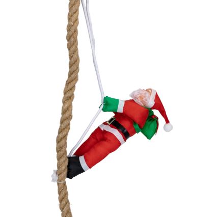 Aigostar - LED kültéri karácsonyi dekoráció LED/4xAA IP44 ejtőernyős Télapó