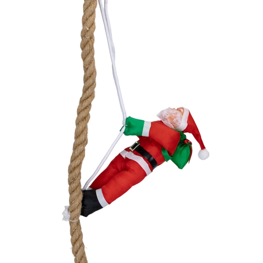 Aigostar - LED kültéri karácsonyi dekoráció LED/4xAA IP44 ejtőernyős Télapó