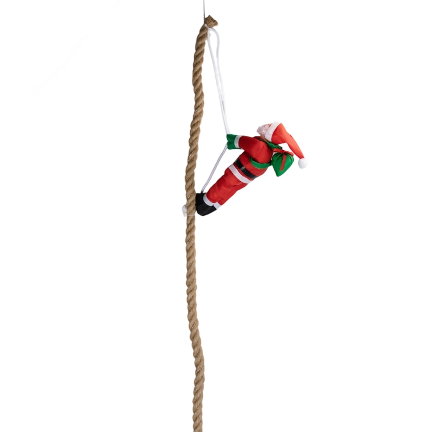 Aigostar - LED kültéri karácsonyi dekoráció LED/4xAA IP44 ejtőernyős Télapó