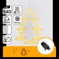 Aigostar - LED kültéri karácsonyi dísz 540xLED/6W/230V IP44 meleg fehér 45cm karácsonyfa