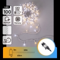 Aigostar - LED kültéri karácsonyi fényfüzér 100 LED/8 funkció 13m IP44 meleg fehér/hideg fehér