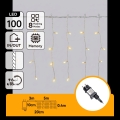 Aigostar - LED kültéri karácsonyi fényfüzér 100xLED/8 funkciós 8x0,4m IP44 meleg fehér