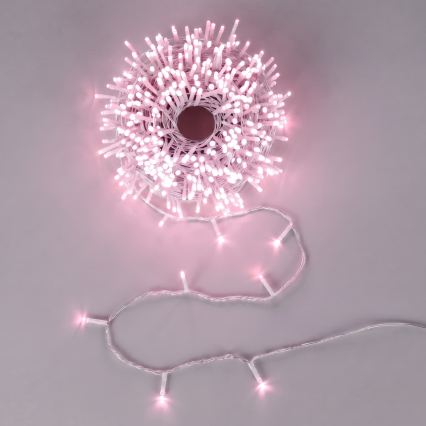 Aigostar - LED kültéri karácsonyi fényfüzér 100xLED/8 üzemmód 13m IP44 rózsaszín