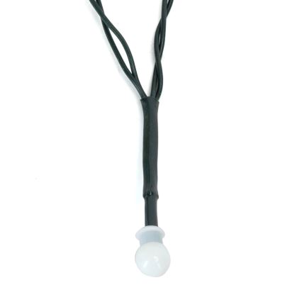 Aigostar - LED kültéri karácsonyi fényfüzér 100xLED/8 üzemmód 3xAA 10,3m IP44 meleg fehér