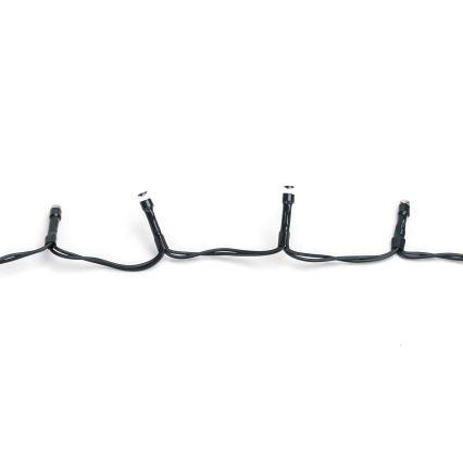 Aigostar - LED kültéri karácsonyi fényfüzér 100xLED/8 világítási mód 3xAA 5,3 m IP44 meleg fehér