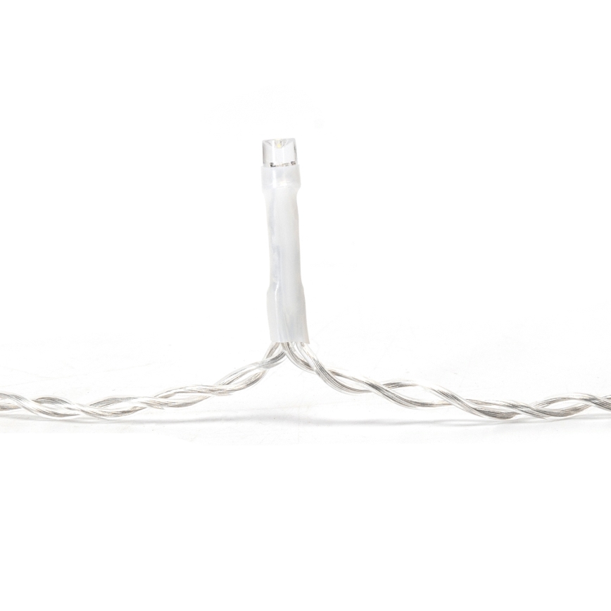 Aigostar - LED kültéri karácsonyi fényfüzér 100xLED/8 üzemmód 5x0,4m IP44 hideg fehér