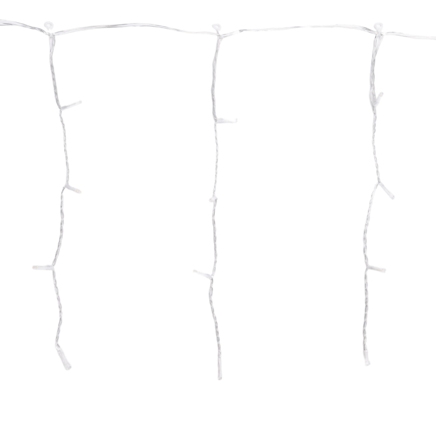 Aigostar - LED kültéri karácsonyi fényfüzér 100xLED/8 világítási mód 5x0,4m IP44 meleg fehér