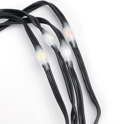 Aigostar - LED kültéri karácsonyi fényfüzér 150 LED / 8 üzemmód, 3xAA, 15,3 m, IP44, többszínű
