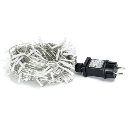 Aigostar - LED kültéri karácsonyi fényfüzér 150xLED/8 funkció 18m IP44 hideg fehér