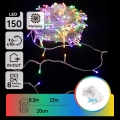 Aigostar -LED Kültéri karácsonyi fényfüzér 150xLED/8 funkció 3xAA 15,3m IP44 többszínű