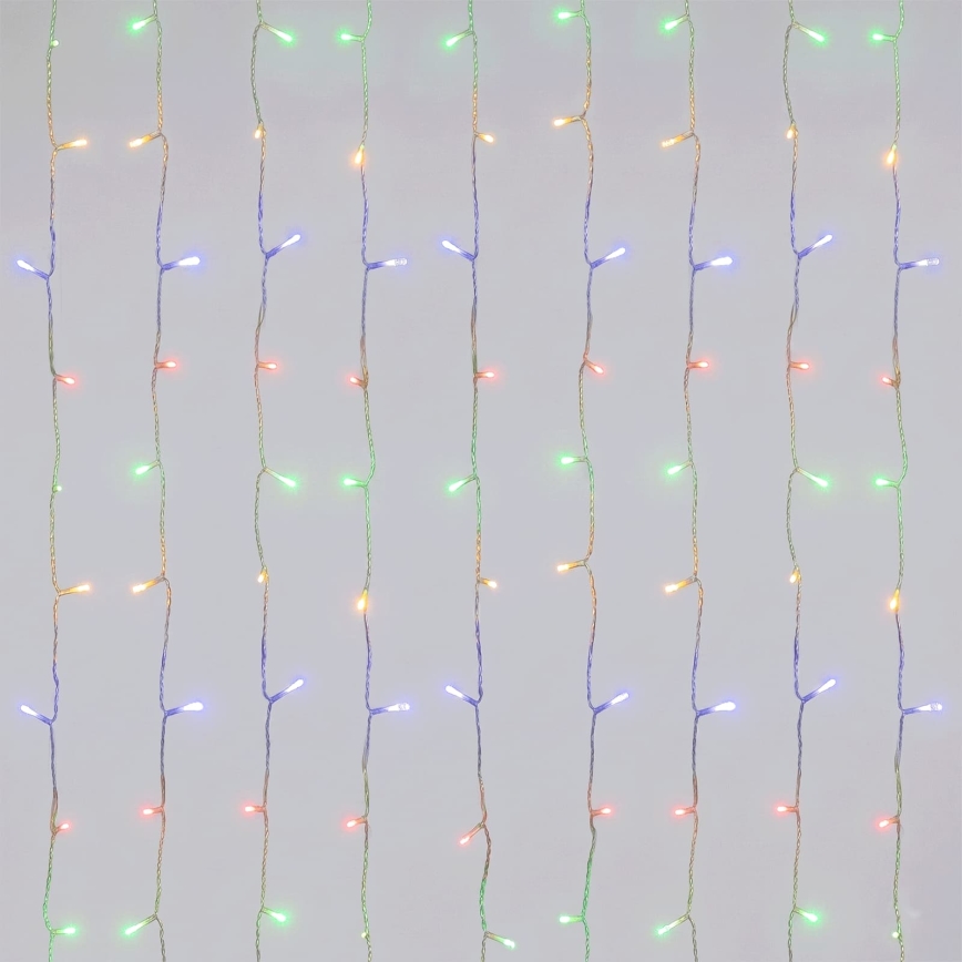 Aigostar - LED kültéri karácsonyi fényfüzér 192xLED/8 funkciós 4,5x1,2m IP44 többszínű