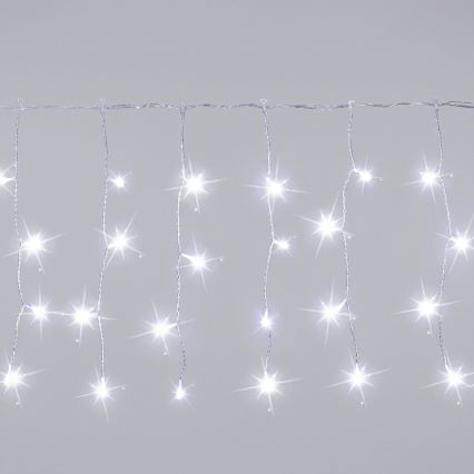 Aigostar - LED kültéri karácsonyi fényfüzér 200 LED 8×0,4 m IP44 hideg fehér
