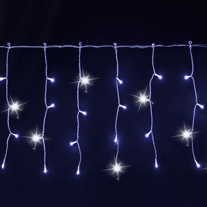 Aigostar - LED kültéri karácsonyi fényfüzér 200 LED 8×0,4 m IP44 hideg fehér