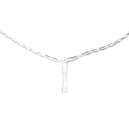 Aigostar - LED kültéri karácsonyi fényfüzér 200xLED/8 funkció 23m IP44 hideg fehér