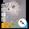 Aigostar - LED kültéri karácsonyi fényfüzér 200xLED/8 funkció 23m IP44 meleg fehér/hideg fehér