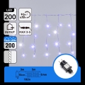 Aigostar - LED kültéri karácsonyi fényfüzér 200xLED 8x0,4m IP44 kék