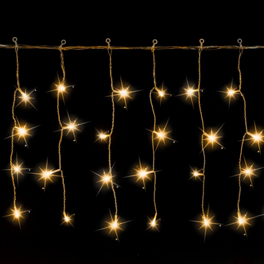 Aigostar - LED kültéri karácsonyi fényfüzér 200xLED 8x0,4m IP44 meleg fehér